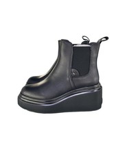 Janet & Janet tronchetto donna in pelle nero