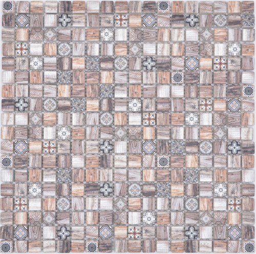 Mosaico vetro retro in - vetro,