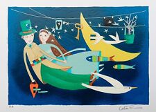 Catia Piacentini - Serigrafia polimaterica originale, P.A. firmata