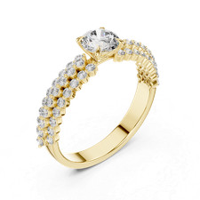 Anello donna solitario