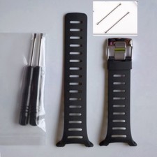Elastomer Black Rubber Strap