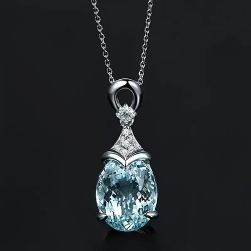 Collana artigianale zaffiro - collana, in