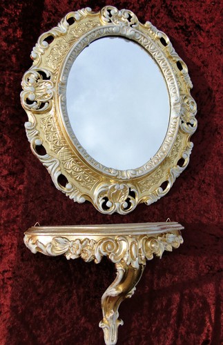 Specchio parete ovale con - parete,