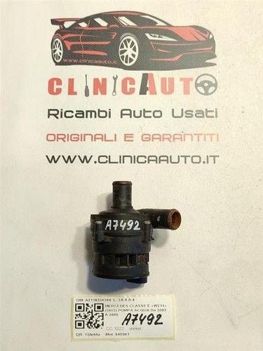 Pompa acqua per mercedes - acqua,