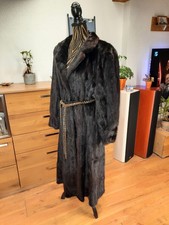  Visone visone, cappotto vera pelliccia, quasi nero, giacca pelliccia, ottime condizioni