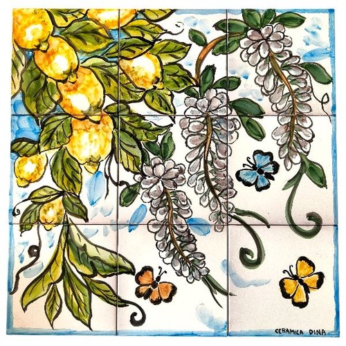 Pannello ceramica con - in,
