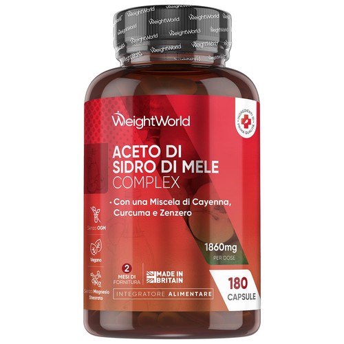 Aceto mele capsule vegane - di,