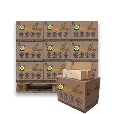 Legna da ardere in abete da 25 cm in cartone da 30 litri, circa 10 kg