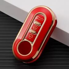 cover guscio protezione chiave fiat 3t panda 500 grande punto doblò bravo rosso