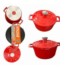 Imusa cast iron - cast, casserole