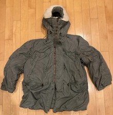 Giacca US Army uomo media clima freddo estremo N-3B parka snorkeling anni 70 militare