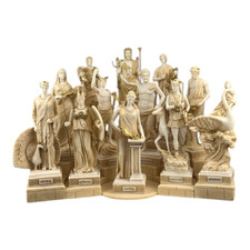 Set 12 dodici sculture statua