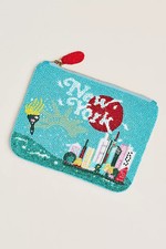 Anthropologie Beaded Pouch