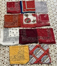 11 fazzoletti bandane vintage