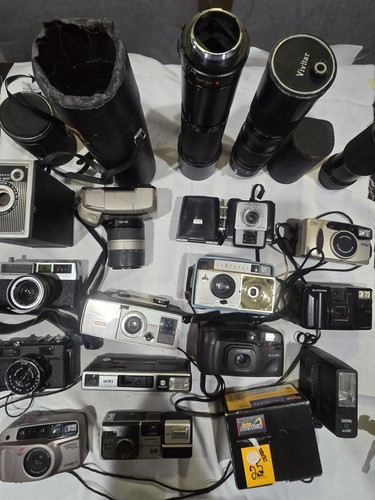 Huge vintage camera lens - vintage,