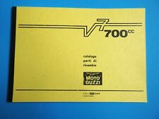 Moto Guzzi V7 700cc,  Catalogo Parti di Ricambio, 1.Edizione, 1968