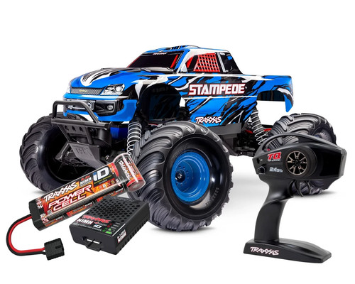 Traxxas stampede rtr blu - traxxas,
