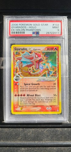 Psa gold star gyarados - gold,