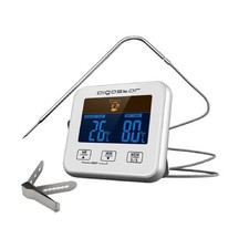 Termometro Digitale da Cucina con Sonda Inox e Cavo Resistente, Sei Modalità