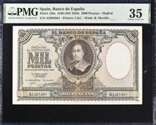 Billete 1000 pesetas 1940 - 1000, pmg