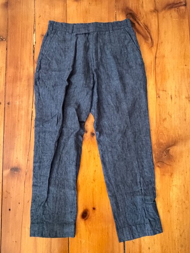 Pantalone lino sartoriale - , su