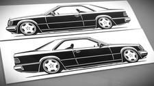 Adesivo mercedes w124 - adesivo,