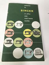 CATALOGO PRODOTTI SINGER ANNI 50 MACCHINE DA CUCINE 22 PAG. ITALIANO 