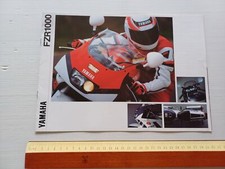 Yamaha FZR 1000 1992 depliant originale italiano