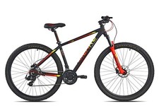 Bici torpado t720 nero rosso - bici,
