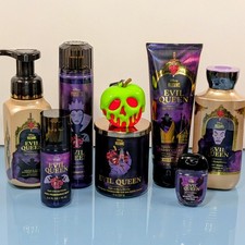 Set regalo 8 pezzi Disney Villains Evil Queen bagno e corpo funziona candela crema nebulizzata 