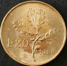 ITALIA MONETA 20 LIRE 1984