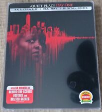 A QUIET PLACE: DAY ONE (2024) - 4K Ultra HD + Blu-ray STEELBOOK Edition