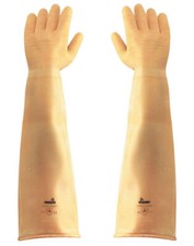 GUANTI GUANTO IN LATTICE LUNGHI PARAZIGRINATO PER MUNGITURA CM 45 TG 10 (12328)