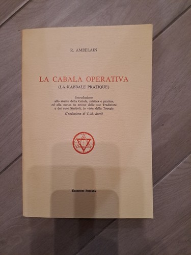 Cabala operativa la - cabala, (la