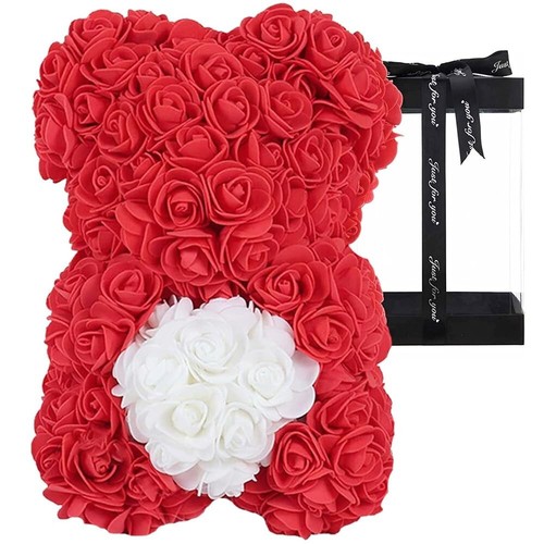 Orsetto rose rosse mis - rose,