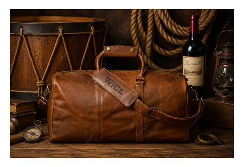 Borsone uomo pelle - borsone,