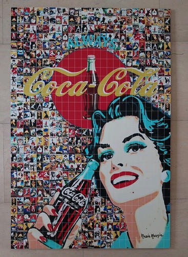 Quadro coca cola - coca, maria