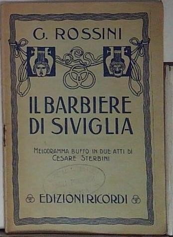 Rossini sterbini barbiere - rossini,