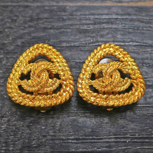 Orecchini chanel placcati oro - orecchini,