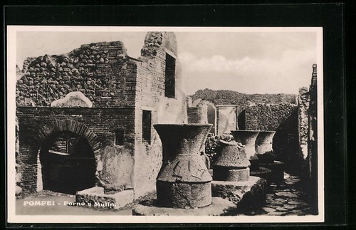 Cartolina pompei forno e - forno,
