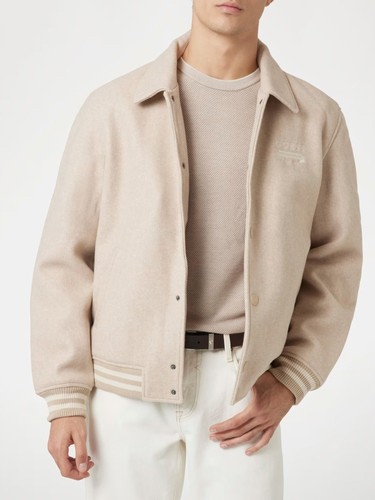 Guess giubbino grigio lana - guess,