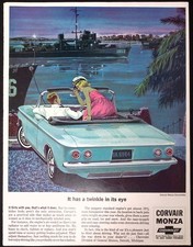 1964 Chevrolet ad blue Corvair