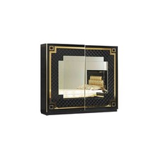 Armadio camera letto nero - letto, e