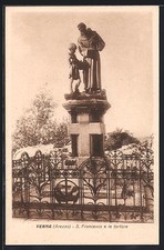 Cartolina Verna/Arezzo, S. Francesco e le tortore 