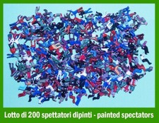 Subbuteo : Lotto di 200 SPETTATORI DIPINTI in varie pose - PAINTED SPECTATORS***