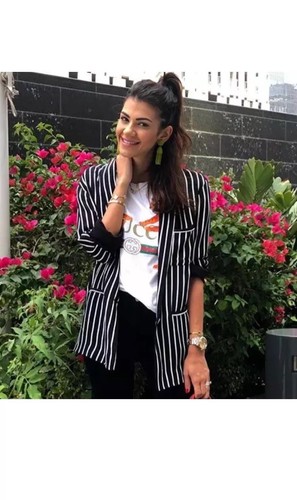 Zara blazer nero bianco - nero,