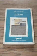 Jean-Paul Sartre Il Muro Epoca Paolo Mieli 1989 Copertina Flessibile