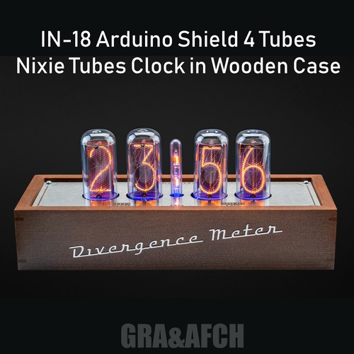Nixie tubes orologio - in-18,
