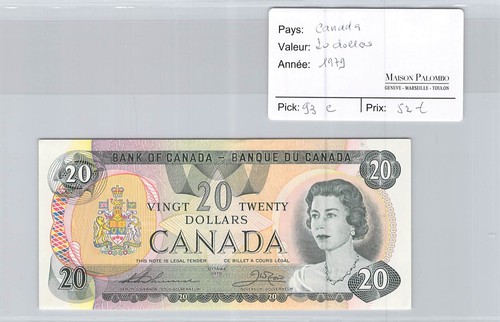 Billet canada dollari 1979 - 20,