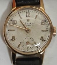 Zenith In Oro 18 Kt. Cassa da 22 mm Anni '50 Cal. 88.8   Revisionato 